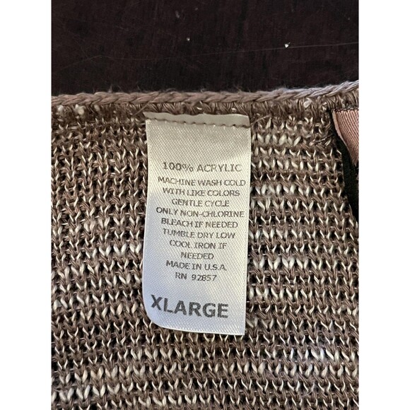 Absolutely Creative Worldwide Vest Womens XL Brown Aztec Open Front Made USA - Picture 6 of 7